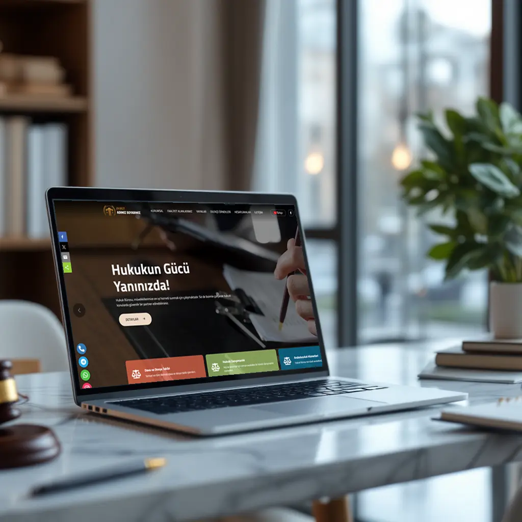 Avukat ve Hukuk Bürosu Web Sitesi